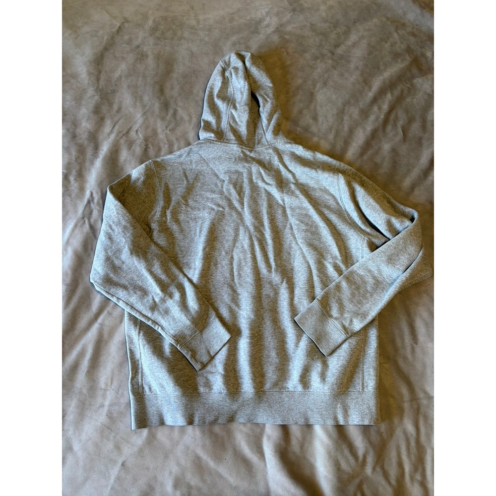 Nike Mens Sportswear Club Fleece Hoodie Heather Grey Large BV2654-063 - Picture 2 of 4